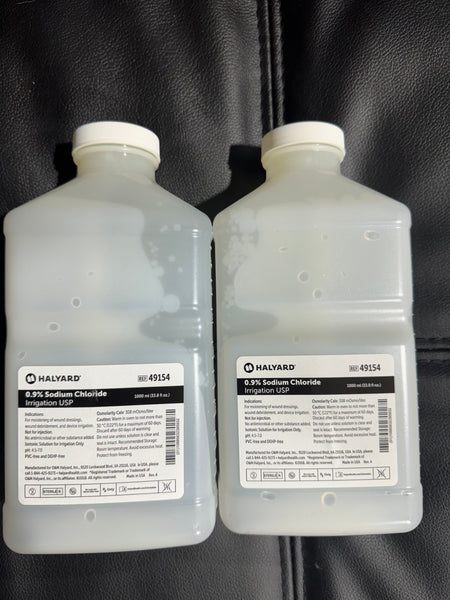 Sodium Chloride (40)x 1000ml Bottles; saline, irrigation