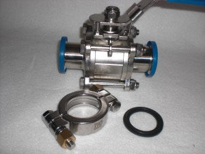 PTFE and Stainless Steel Ball Valve Kit | Global Material Processing