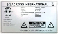 Ai 18 Cu Ft -86&deg;C Ultra-Low Upright Freezer UL CSA Certified | Global Material Processing